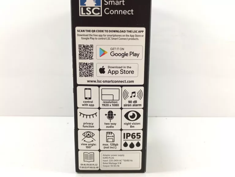 KAMERA IP NA ZEWNĄTRZ LSC SMART CONNECT 1080P