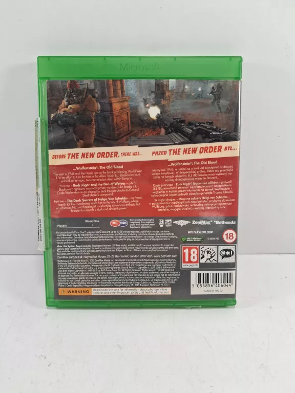 GRA XBOX ONE WOLFENSTEIN: THE OLD BLOOD