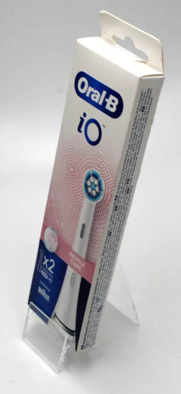 KOŃCÓWKI ORAL-B IO GENTLE CARE BIAŁE 2SZT.