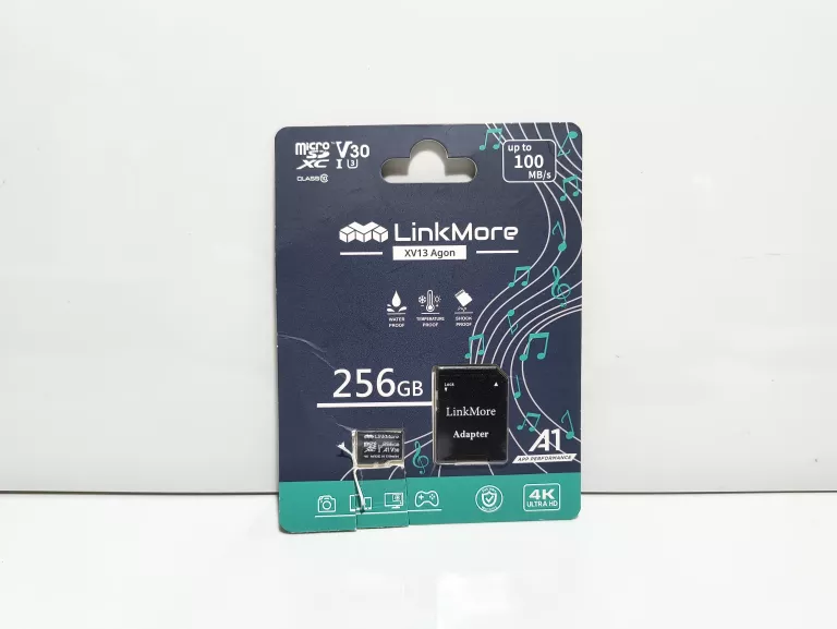 KARTA PAMIĘCI LINKMORE 256GB XV13 (AGON) MICRO SDXC CARD, A1, UHS