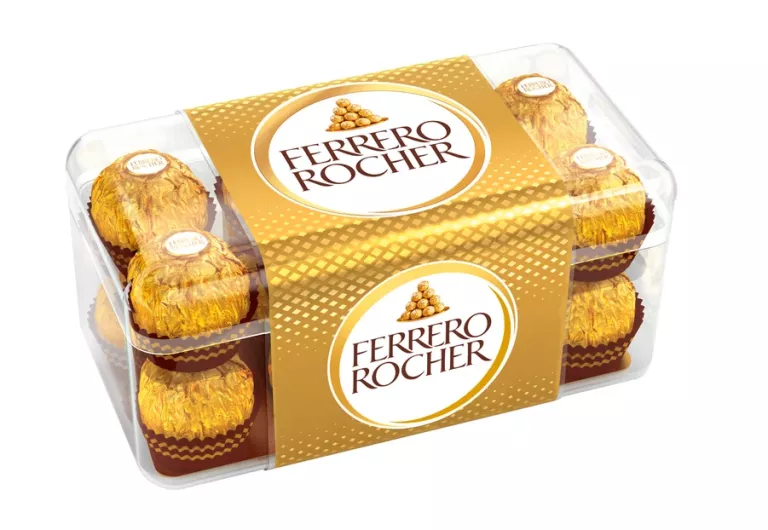 FERRERO ROCHER 200G ZŁOTA PRALINA CZEKOLADKI Z ORZECHEM