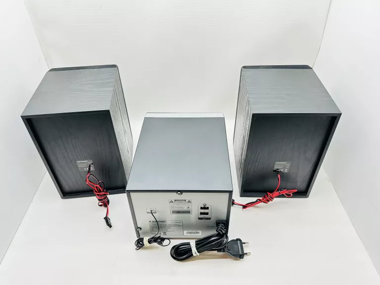 MINI WIEŻA BLAUPUNKT MS12BT + PILOT + KOLUMNY