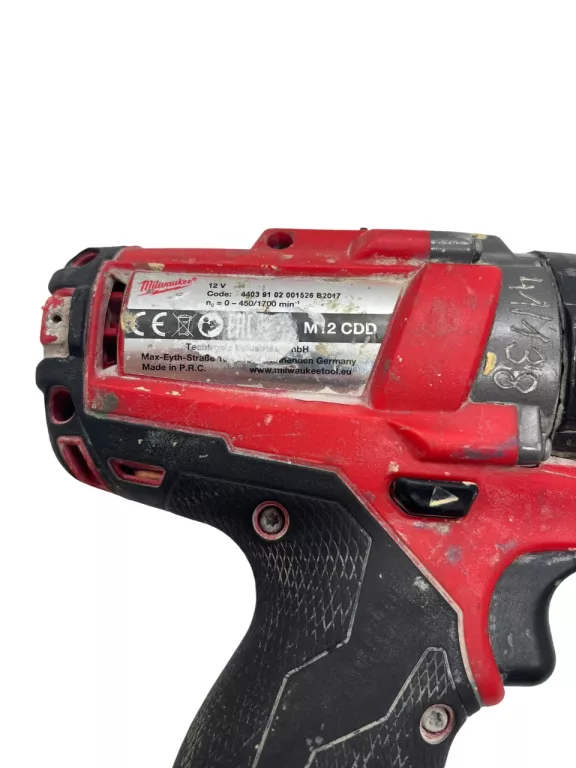 WKRĘTARKA MILWAUKEE M12 CDD + 3 AKU + ŁAD