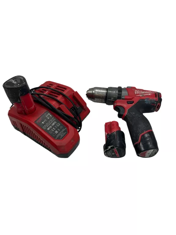 WKRĘTARKA MILWAUKEE M12 CDD + 3 AKU + ŁAD