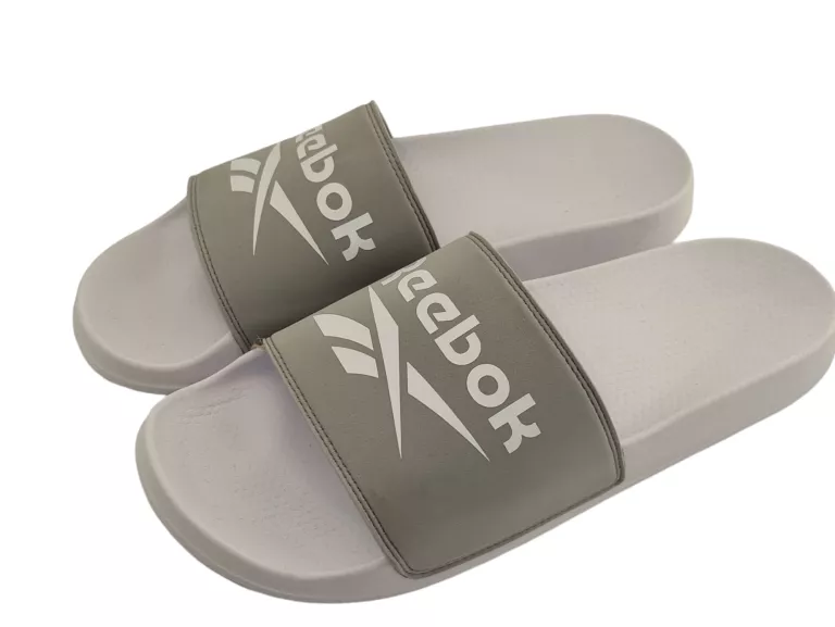 WSPANIAŁE KLAPKI BASENOWE REEBOK SZARE R.42.5
