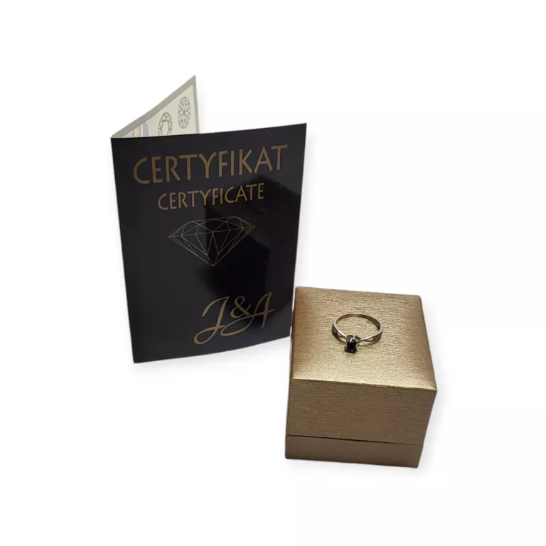 PIĘKNY ZŁOTY PIERŚCIONEK Z SZAFIREM 585 1,34G R.9