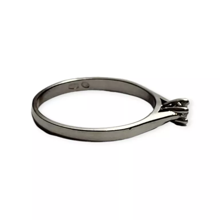 PIĘKNY ZŁOTY PIERŚCIONEK Z DIAMENTEM 1,68G 585 R.14