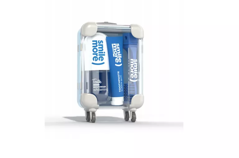 HISKIN TRAVEL SIZE ZESTAW DENTAL - PASTA + PŁYN+ SZCZOTECZKA
