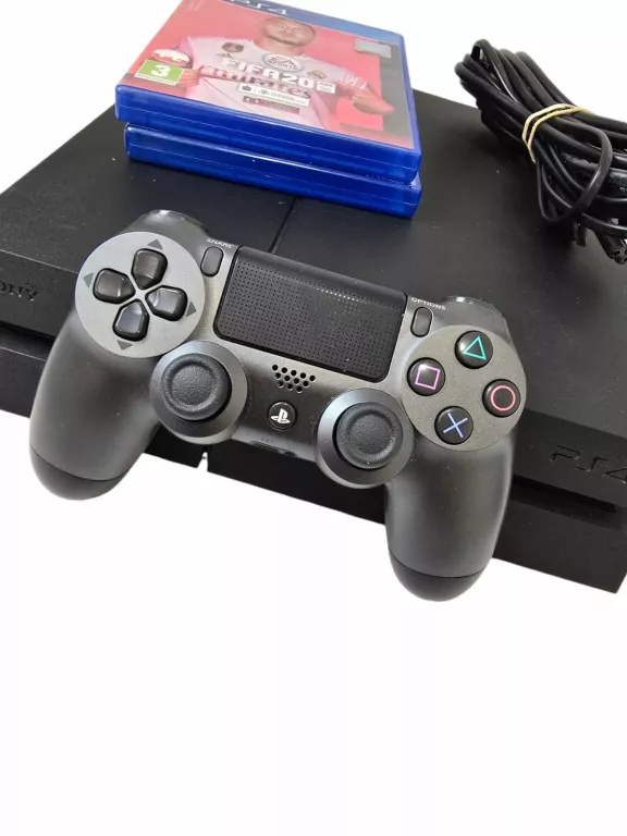 KONSOLA PS4 500GB CUH-1216A + PAD + GRA FIFA 2020 + STAR WARS BATTLEFRONT