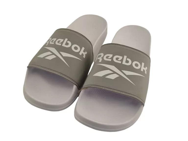 WSPANIAŁE KLAPKI BASENOWE REEBOK SZARE R.42.5