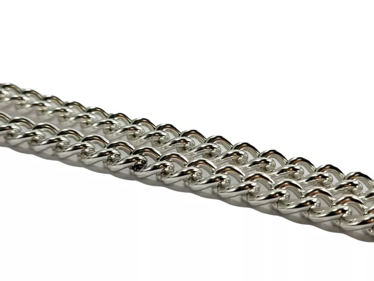 SR010 SREBRO 925 SOLIDNY ŁAŃCUCH PANCERKA DŁUGOŚĆ 60 CM