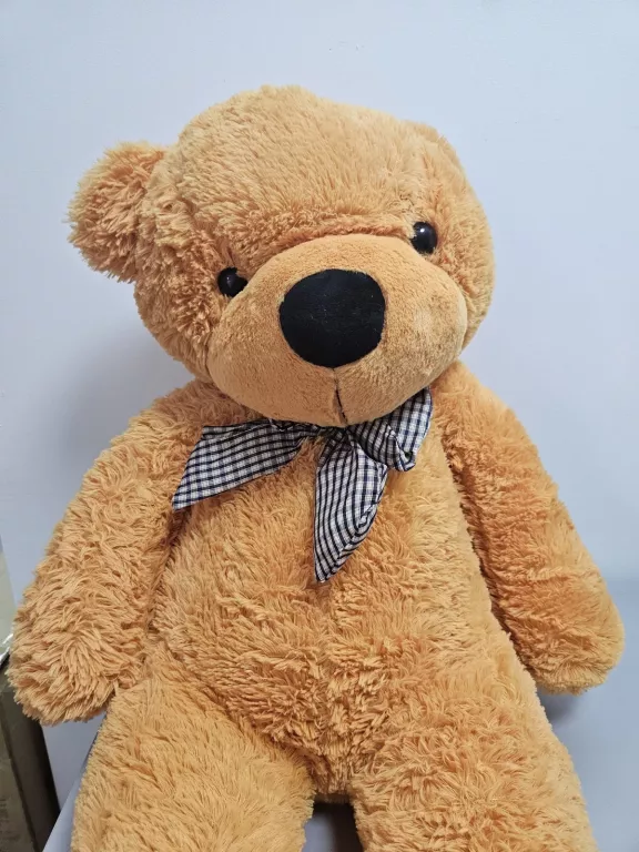 MASKOTKA MAMABRUM MIŚ PLUSZOWY 120CM KARMELOWY