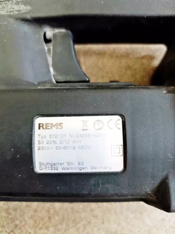 ZACISKARKA DO RUR REMS POWER-PRESS SE 572101