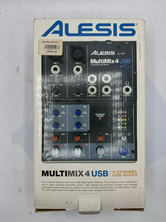 MIKSER ALESIS MULTIMIX 4 USB