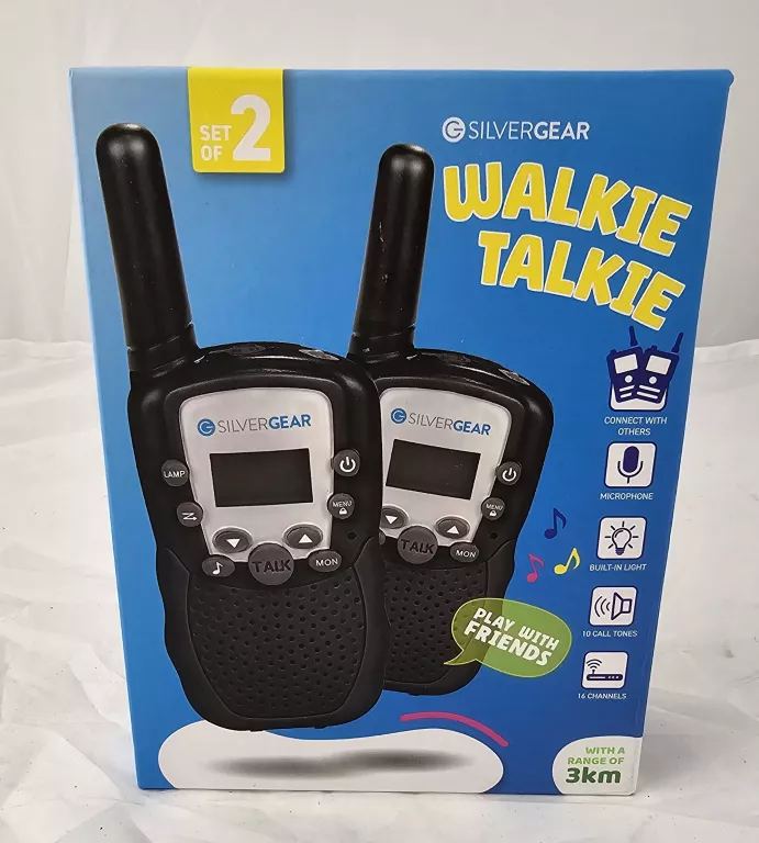WALKIE TALKIE SILVERGEAR CZARNE