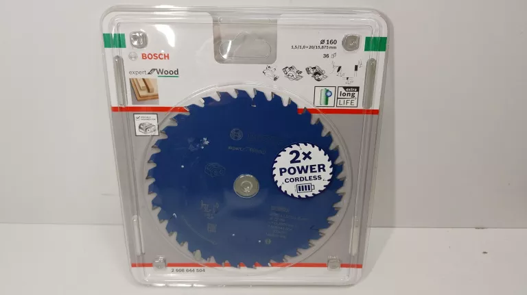 36 BOSCH TARCZA DO PILARKI BEZPRZEWODOWEJ EXPERT FOR WOOD 160 X 1,5