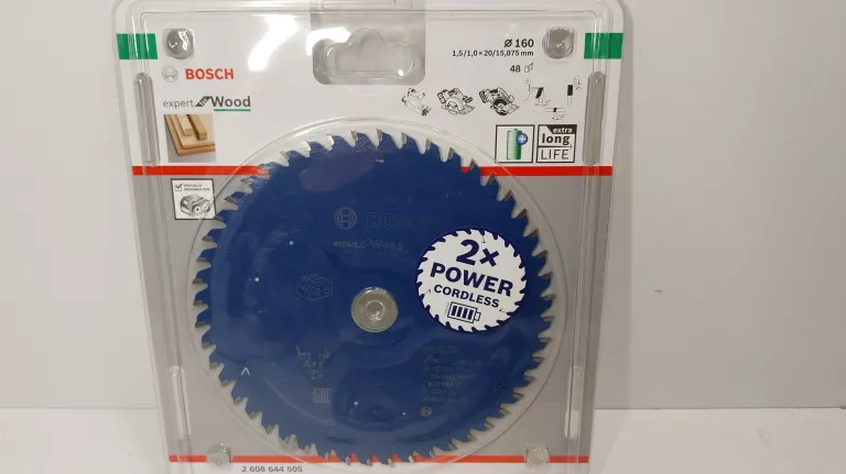 48 BOSCH TARCZA DO PILARKI BEZPRZEWODOWEJ EXPERT FOR WOOD 160 X 1,5