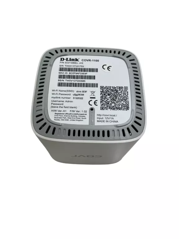 ROUTER D-LINK COVR-1103 WIFI 1200 MBPS MU-MIMO