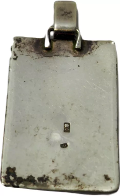 SR086 SREBRNA ZAWIESZKA Z NIEBIESKIM OCZKIEM 925 6,7G