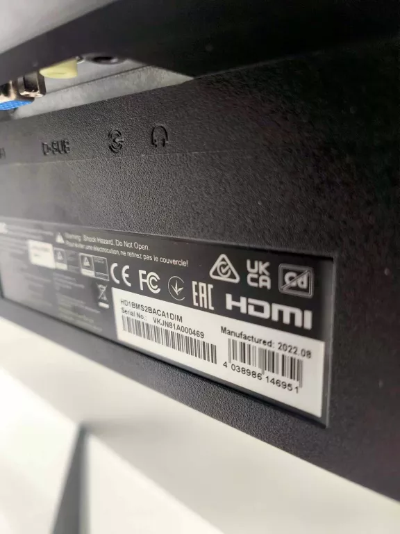 MONITOR AOC 24G2 + KABEL ZASILAJĄCY
