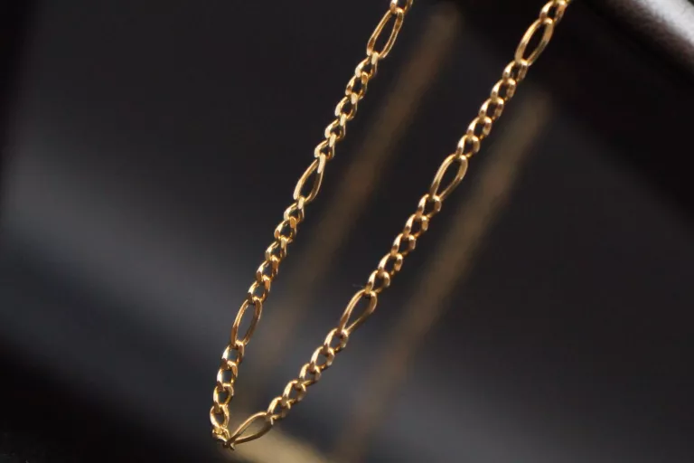 ZŁOTY ŁAŃCUSZEK 585  4,08G  64 CM