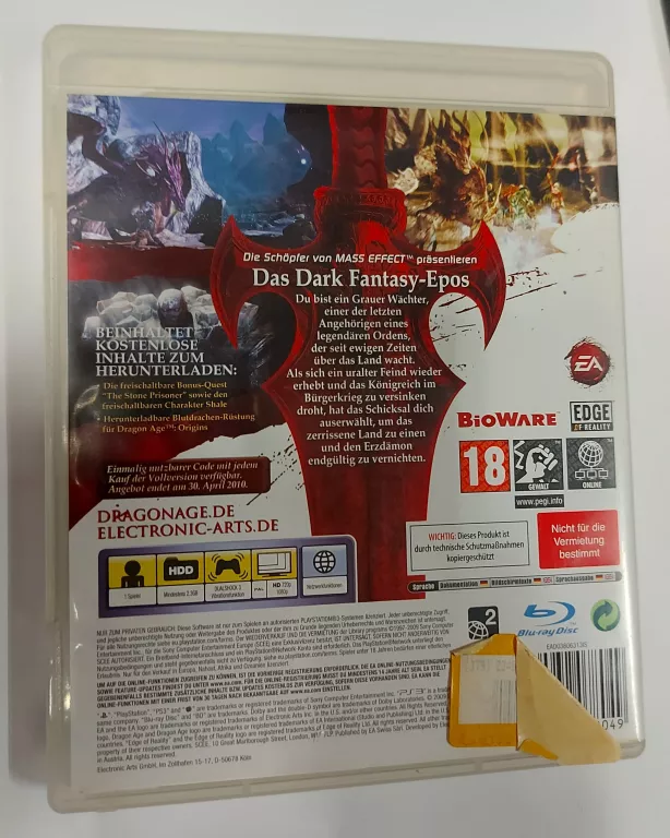 DRAGON AGE PS3