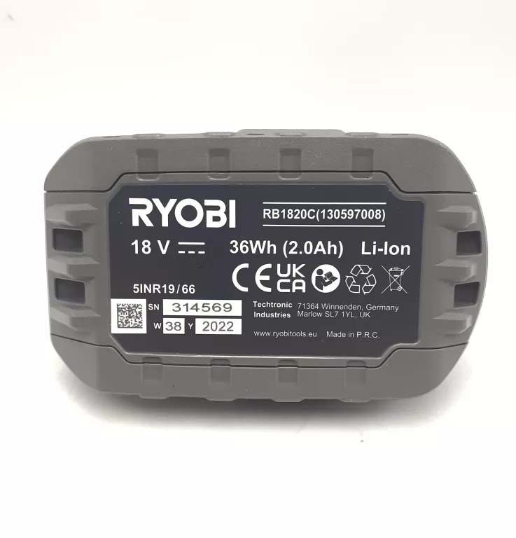 AKUMULATOR RYOBI RB1820C 18V 2,0AH