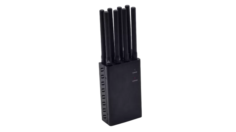 PROFESJONALNY ZAGŁUSZACZ SYGNAŁU JAMMER GPS GSM WIFI BLUETOOTH 8 ANTEN