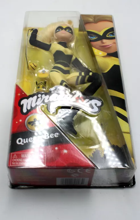 MIRACULOUS: BIEDRONKA I CZARNY KOT: LALKA KRÓLOWA PSZCZÓŁ 26 CM