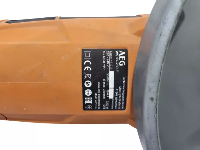 AEG SZLIFIERKA KĄTOWA WS22-230