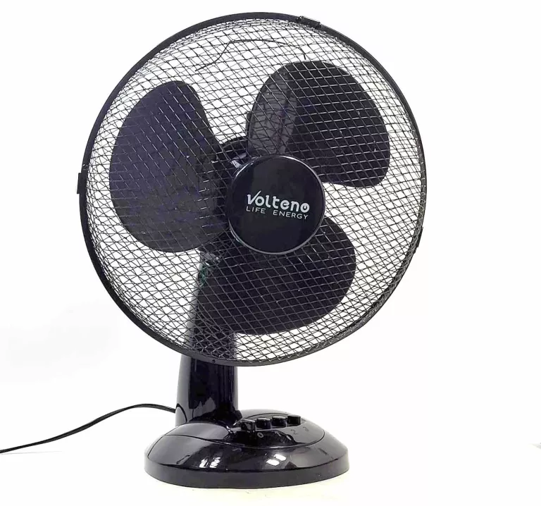 KOMPAKTOWY WENTYLATOR BIURKOWY VOLTENO VO0025 CZARNY