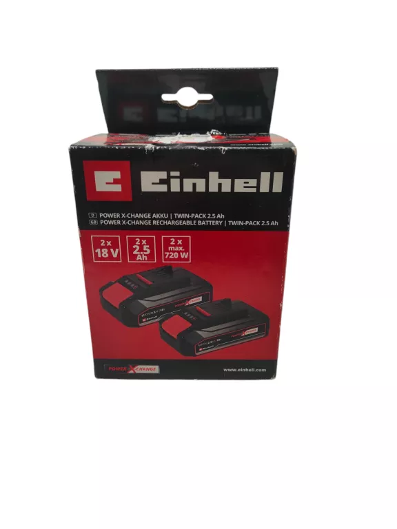 EINHELL AKUMULATOR POWER XCHANGE 18V 2X 2,5AH