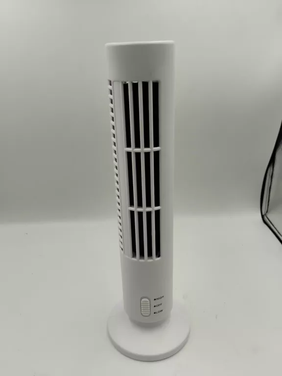 WENTYLATOR BEZŁOPATKOWY WIATRAK USB KOLUMNOWY 33CM