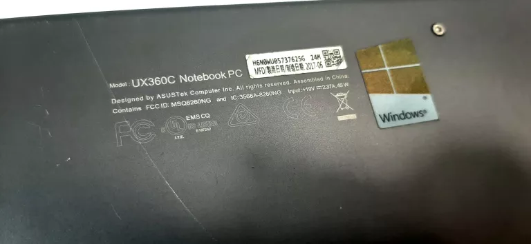 LAPTOP ASUS UX360C + ŁADOWARKA !
