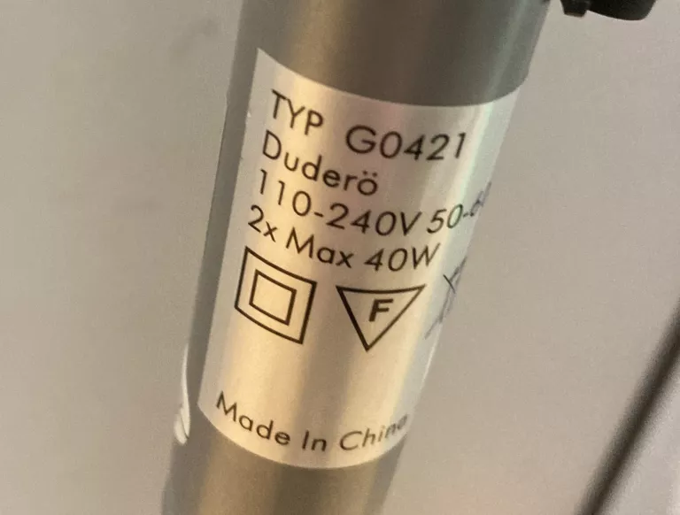 LAMPA STOJĄCA IKEA TF-37