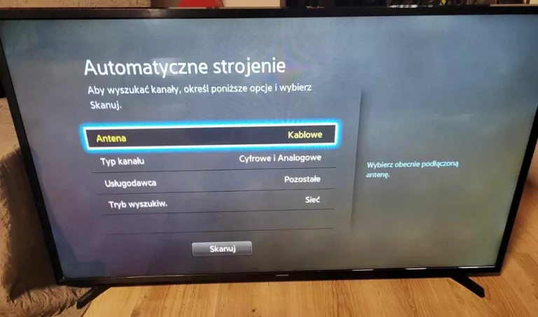 TELEWIZOR SAMSUNG UE48J5200 @OPIS @NA CZĘŚCI