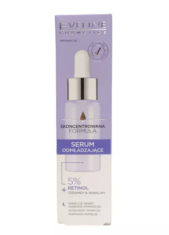 EVELINE COSMETICS SERUM ODMŁADZAJĄCE 5% RETINOL 18ML