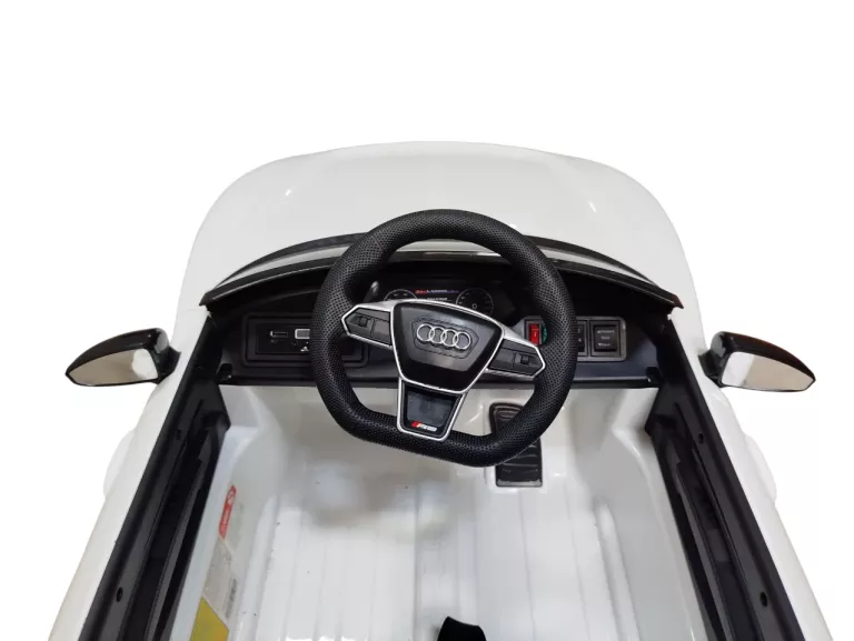 AUTO NA AKUMULATOR AUDI RS E-TRON GT SAMOCHÓD ELEKTRYCZNY AUTKO BIAŁE