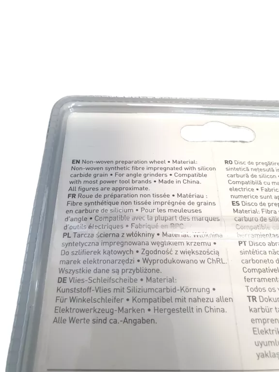 TARCZA ŚCIERNA Z WŁÓKNINY UNIVERSAL FIT 125MM