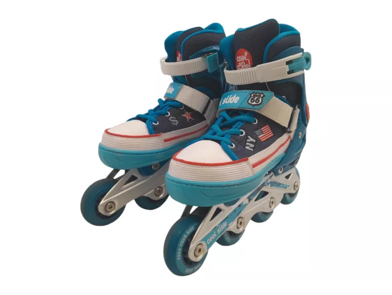 DZIECIĘCE ROLKI FITNESS COOLSLIDE AMERICAN DREAM S 33-36