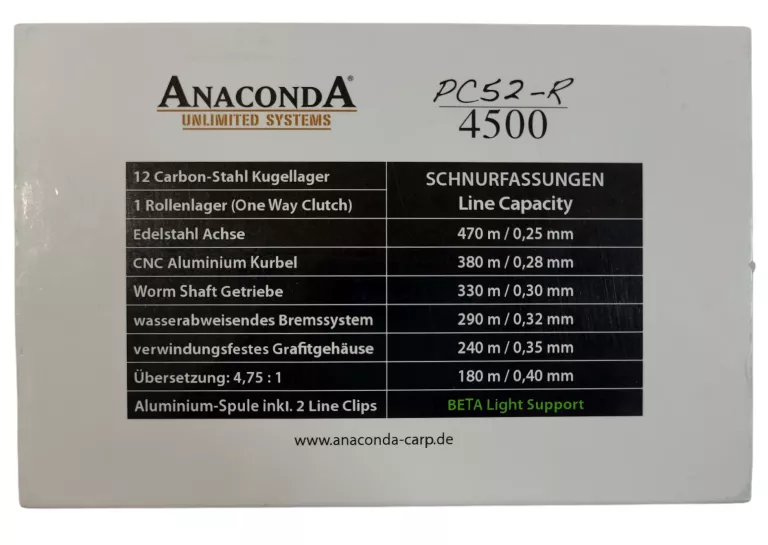 KOŁOWROTEK ANACONDA PC52-R 4500