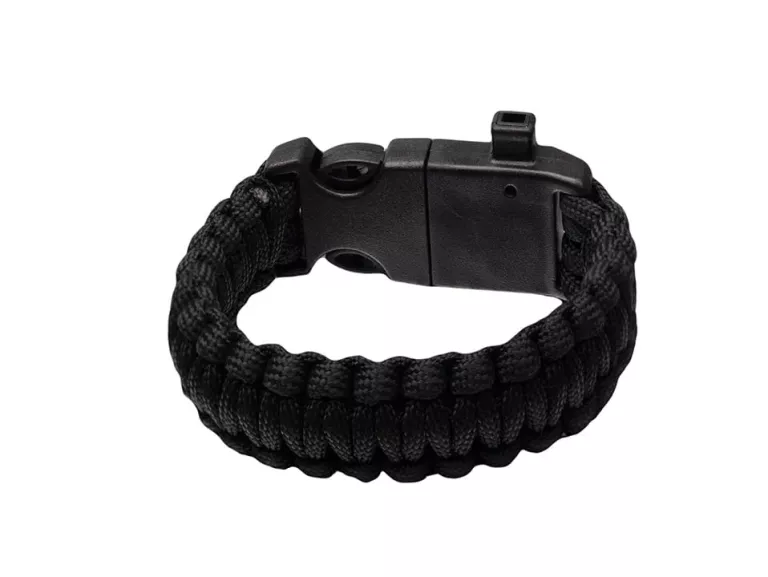 BRANSOLETKA SURVIVALOWA PARACORD 5W1 KRZESIWO KOMPAS GWIZDEK BR-003