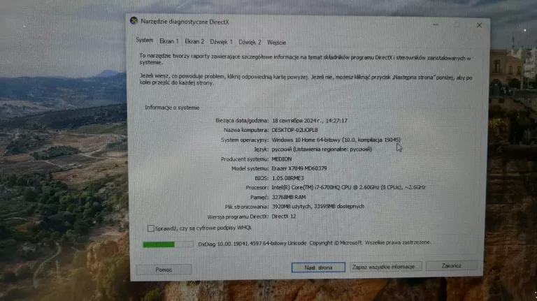 LAPTOP MEDION ERAZER