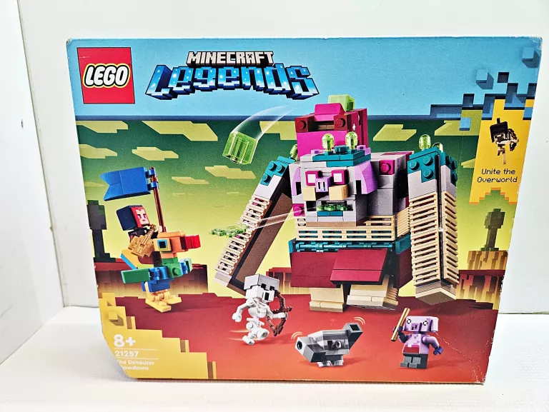 LEGO MINECRAFT 21257 DECYDUJĄCE STARCIE Z DEWASTATOREM