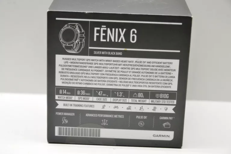ZEGAREK SPORTOWY GARMIN FENIX 6