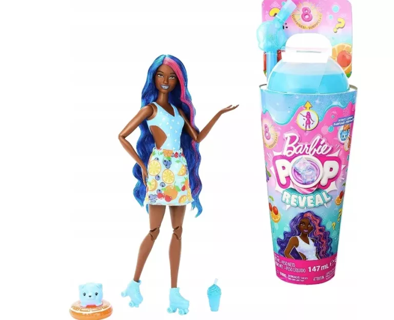 LALKA BARBIE ZESTAW POP REVEAL OWOCOWY MIX SERIA OWOCOWY SOK