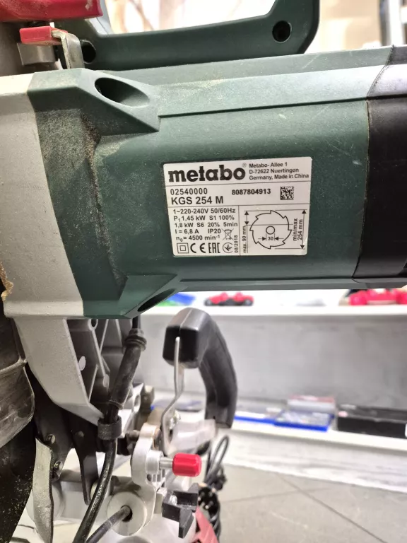PIŁA UKOŚNICA METABO KGS 254M 1800W