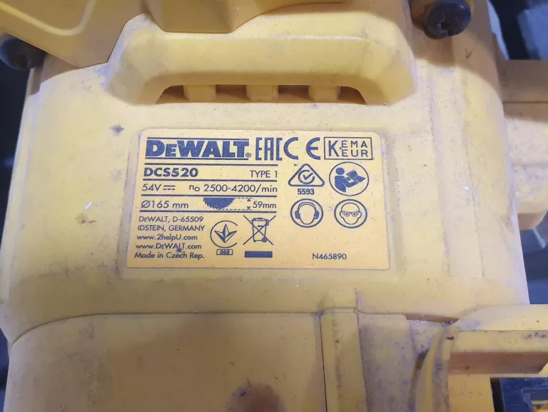 ZAGŁĘBIARKA DEWALT DCS520 BODY