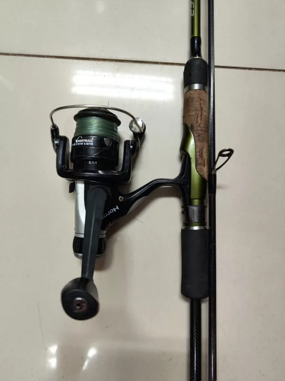 WĘDKA SPINNINGOWA KONGER TROKER SPIN M 228/30+KOŁOWROTEK
