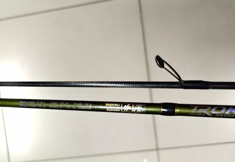 WĘDKA SPINNINGOWA KONGER TROKER SPIN M 228/30+KOŁOWROTEK